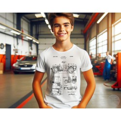 Willys Jeep Patent T-Shirt | Vintage Military 4x4 Blueprint Art