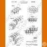 Lego Building Blocks Patent T-Shirt | Vintage Brick Blueprint Art