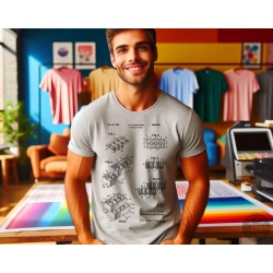 Lego Building Blocks Patent T-Shirt | Vintage Brick Blueprint Art