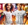 Custom Kid's City & Coordinates T-Shirt | Personalized GPS Tee