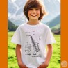 Saxophone Patent T-Shirt | Vintage Music Blueprint Tee | All Sizes